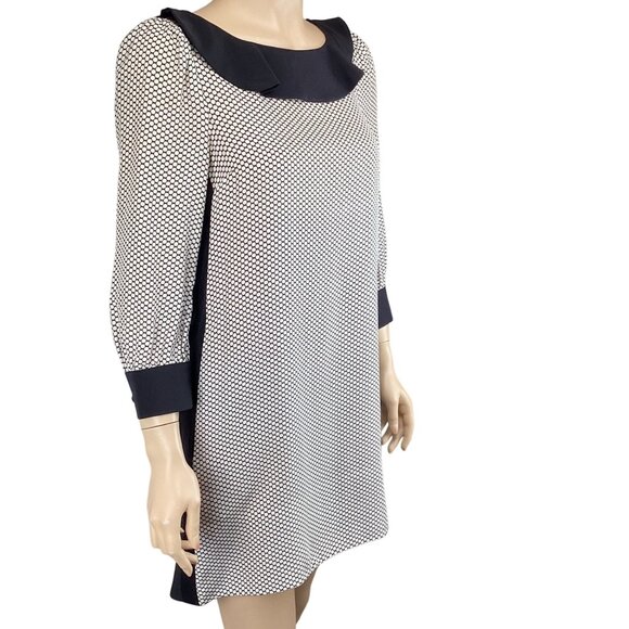 Marc By Marc Jacobs Womens Silk Shift Dress Size 2 Black & White Polka Dots - Picture 5 of 10